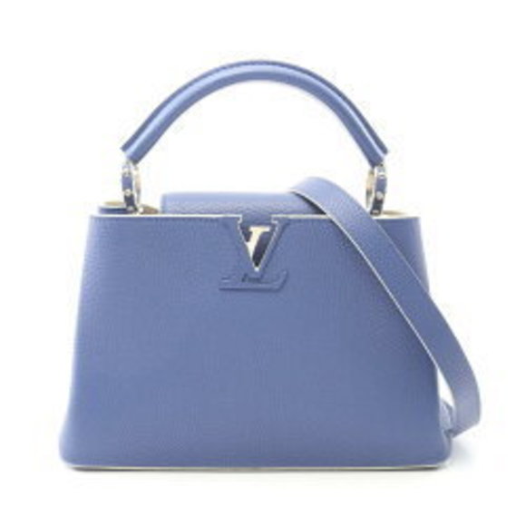 Louis Vuitton Capucines handbag exotic leather blue - Picture 1 of 7